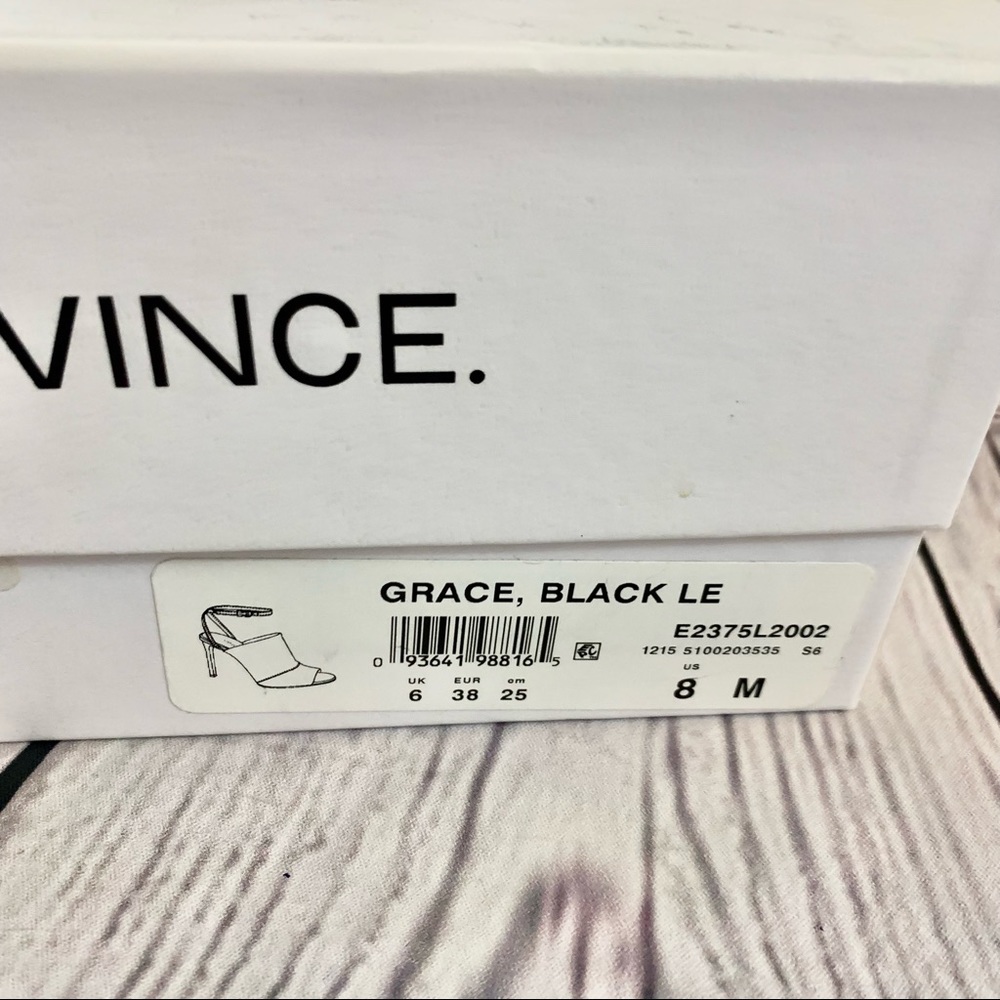 Vince Grace Open Toe Ankle Strap Sandal 8 - Picture 5 of 15